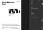 Komatsu Wa75-3 Wheel Loader Service Repair Owners Manuals Pdfs On Usb