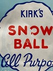 Vtg  Kirks Snow Ball All Purpose Bleached Flour 5 Pounds  tape Mark read 