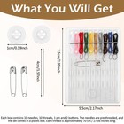 36 Boxes Mini Sewing Kit Bulk Easy Pre Threaded Needle Kit Travel Sewing Thre   