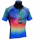 Weimostar Cycling Jersey Men s Size M Short Sleeve Colorful Cyclist Shirt  Nwt