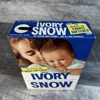Nos Unopened Full Vintage 1960   s Ivory Snow Powder Detergent Soap Box 13oz