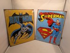 Vintage Style Marvel Dc Metal Wall Signs Batman Superman Iron Man Captain Americ