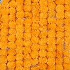 Artificial Marigold Garlands Decoration Wedding Party Festival Home Wall Decor