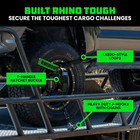 Rhino Usa Car Tie Down Straps With J Hooks     4 Pack 2  X8      10 000lbs Break Str