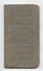 C1910-20s Hamilton Carhartt Manufacturer Employee Memento Book Detroit Mi - Xl5r