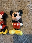 Disney Mickey   Minnie Mouse Ceramic Figurines Vintage Set Of 2 8cm - Vgc