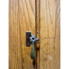 Antique Sellers Hoosier Cabinet C1920 Quarter Sawn Oak Tambour Enamel Counter