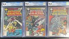 Lot Battlestar Galactica  1 2 3 1979 Cgc 8 5-9 2 Rare Whitman Multi-pack Edition