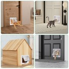 Cat Door- 4-way Locking Option  Weatherproof   Secure Cat Flap With Easy Install