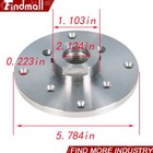6 Inch Wood Lathe Face Plate For 1-1 4  X Rh 8tpi Threaded With Set Screws New