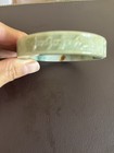 Certified  Natural Grade A Jadeite Jade Bangle Green And Yellow And Red  55mm