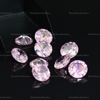 Pink Cubic Zirconia Round Faceted Cut Calibrated Loose Gemstone 2mm-10mm