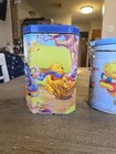 2 Vintage Winnie The Pooh Metal Tins See All Pics And Description 