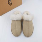 Ugg Women s Scuffette Ii Sand Sheepskin Collar Slippers Size Us 6-11 With Box