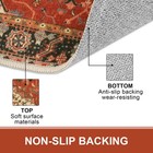 24 x36  Indoor Door Mat Non-slip Washable Retro Floor Mat Low Profile