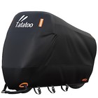 Motorcycle Cover Waterproof Outdoor  300d Heavy Duty  Uv   Xl - 86 6  Black