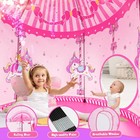 3 In 1 Girls Princess Play Tent For Kids Pop Up Toddlers Playhouse With Baby    
