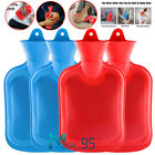 2 4 Pcs Hot Water Bottle Thick Rubber Bag Winter Warm Relaxing Heat Cold Therapy