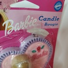 Barbie Candle Mattel Pink Purple Vintage Birthday Used In Box