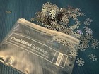Crate   Barrel Snowflake Reusable Metal  Confetti Table Sprinkles With Magnet