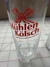German Beer Glass Muhlen Kolsch Skinny Clear With Red Advertising 0 2l