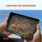 Pyle 7  Portable Lcd Monitor Underwater Fishing Camera 1000tvl 12pcs