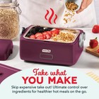 Dash Hot2go Personal Food Warmer  30oz  With Spoon   Fork  Berry
