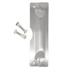 3x11 Latch Protector With Cut-out - Zinc Steel Security Door Guard Plate Lp212