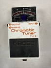 Boss Tu-2 Chromatic Tuner Pedal White Guitar Bass Pedal Tuner Stage Effect Works