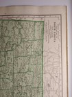 1937 Antique North Dakota Authentic Old Atlas Map - Rand Mcnally World Atlas
