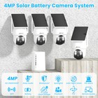 Anran Outdoor Wireless Security Camera System Solar Battery Powered Wifi Ptz Pir