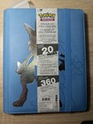  free Ship  Lucario Ultra Pro Pokemon Premium Pro Binder - Holds 360 Cards