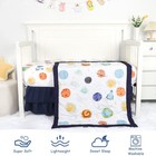 Man Fai Sky Baby Crib Bedding Set For Girls Boys  Soft Bedding Set With Comfort 