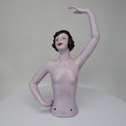 Art Deco Style Half Doll Figurine Pin-up Half Doll Pincushion Arms Away French S