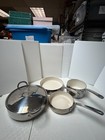 Bloomhouse 4 Piece Triply Stainless Steel Pots And Pans Cookware Set 5 Pc