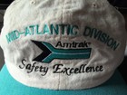 Vintage Amtrac Baseball Cap Adjustable Mid Atlantic Division Safety Award