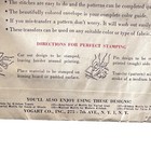 Vogart Transfer Pattern 1940s 191 Embroidery 