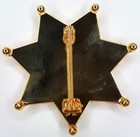Eureka Tv Series Prop Replica Metal Badge  sheriff Jack Carter  2 75  Full-size