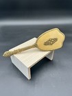 Vintage Gold Tone Vanity Hair Brush Gilded Decorative