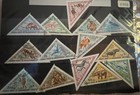 Huge Vinatge Used Stamp Collection  300  Stamps In Protective Sleeves  Nice Lot
