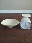       rare Vintage Salter Kitchen Mechanical Scale With Removable Bowl Tested      