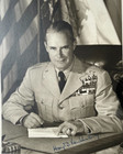 Hoyt S  Vandenberg Signed Large Photo   Autographed Wwii General  Cia Director