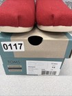 Tom   s Women Classic Flat Shoe Red Loafers Canvas Size 7 5 Slip On Alpargata Nwt