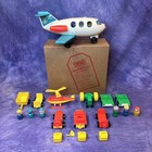 Vtg Fisher Price Play Family Airport 996 W  Original Box Near Complete Read Desc