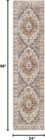 Runner Rug 2x8  Washable Hallway Runner Rugs  Non-slip Low-pile Soft Kitchen Rug