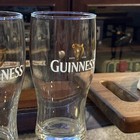Guinness Dublin Draught Pint Glass Beer Stout Set Of 3 20oz 