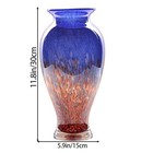 Blown Glass Vase  Unique Glass Vase  Colorful Bottle Decorative Vase For Home   