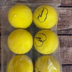 Sky Bounce 12 Pack Yellow Handballs Racquetball Rubber High Bounce Balls Bulk