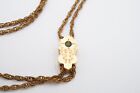 Vintage Gold Filled Pocket Watch Chain Necklace Womens 24 