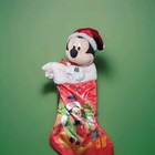 Vintage Disney Mickey Mouse 3d Plush Head Christmas Stocking
